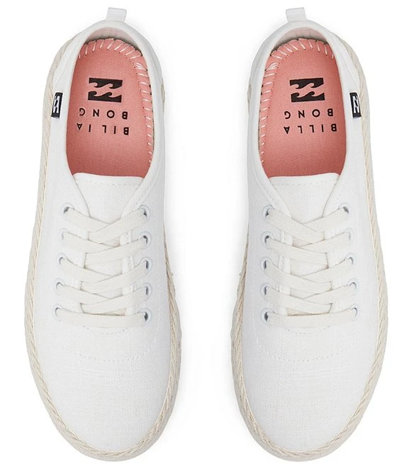 Billabong Puebla Linen Platform Espadrille Sneakers 6 Billabong Puebla Linen Platform Espadrille Sneakers - Afbeelding 4