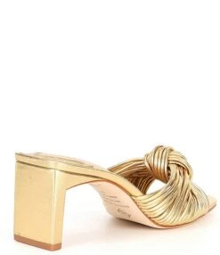 Antonio Melani Carmel Knot Metallic Leather Dress Sandals -Hummel Winkel 00000000 zi 036f6ae9 4d3d 41c4 8d3a 41f2fcc2153e 01 ai