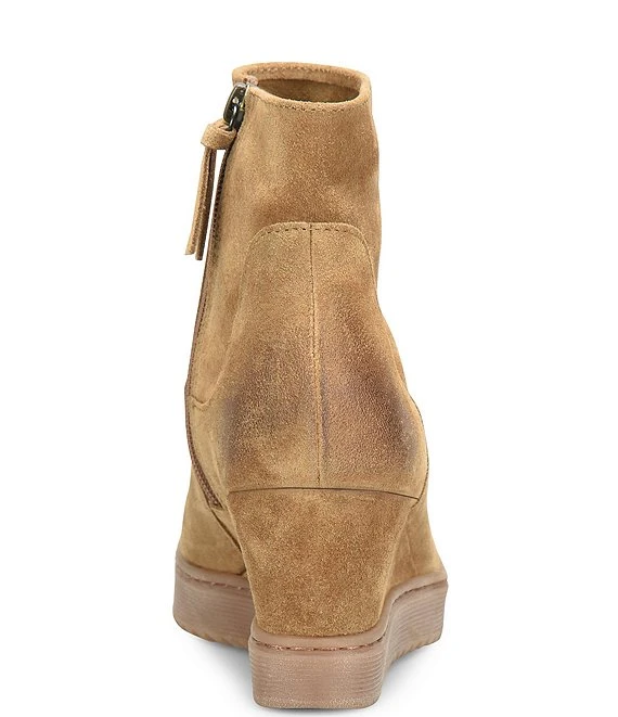 Sofft Shary Waterproof Suede Side Zip Wedge Booties 7 Sofft Shary Waterproof Suede Side Zip Wedge Booties - Afbeelding 5