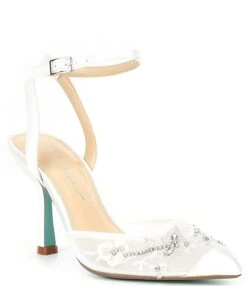 Blue By Betsey Johnson Micki Lace Rhinestone Dress Pumps -Hummel Winkel 00000000 zi 06c42915 a91d 4b55 b5d2 628fac78ddae