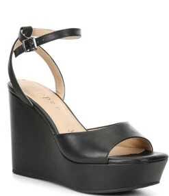 Copper Key Daybreak Leather Ankle Strap Platform Wedges -Hummel Winkel 00000000 zi 086fde8c 8e8c 449d 9f81 039b5050ca59