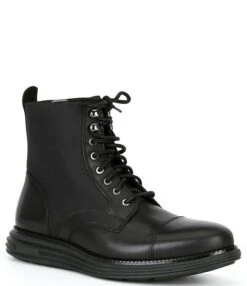 Cole Haan Men's ØriginalGrand Cap Toe Leather Lace-Up Boots -Hummel Winkel 00000000 zi 0a5c0650 fd84 4407 b0f4 6fff0d73ae7c