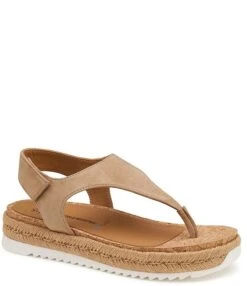 Johnston & Murphy Michelle Suede Thong Espadrille Platform Sandals -Hummel Winkel 00000000 zi 0cab5da2 7981 4ffc a893 5e8f817dc576