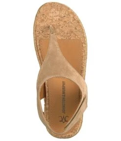 Johnston & Murphy Michelle Suede Thong Espadrille Platform Sandals -Hummel Winkel 00000000 zi 0cab5da2 7981 4ffc a893 5e8f817dc576 06 ai