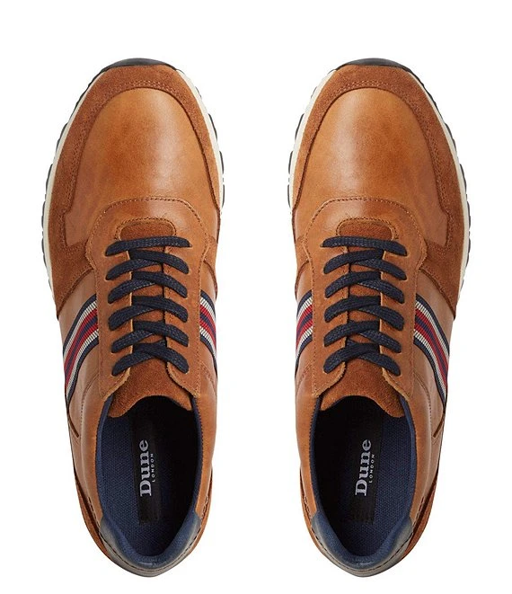 Dune London Men's Truro Leather Nubuck Dress Sneakers 7 Dune London Men's Truro Leather Nubuck Dress Sneakers - Afbeelding 5