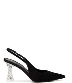 Dune London Carnation Suede Slingback Pumps
