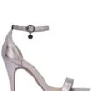 J. Renee Bryn Metallic Leather Ankle Strap Dress Sandals