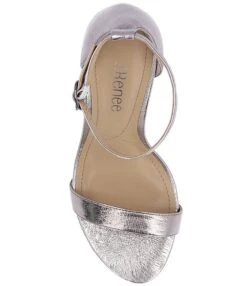 J. Renee Bryn Metallic Leather Ankle Strap Dress Sandals -Hummel Winkel 00000000 zi 13eb482e fde5 4a70 9de4 5e7fbf002a62 06 ai