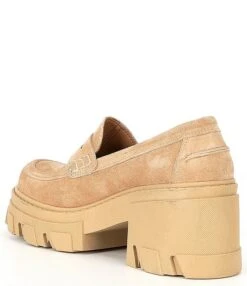 Steve Madden Beth Suede Chunky Heel Platform Lug Sole Loafers -Hummel Winkel 00000000 zi 144138cc fb4d 4819 81d7 95e8ad3d18ab 02 ai