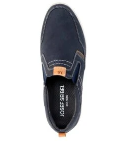 Josef Seibel Men's Enrico 04 Nubuck Leather Slip-Ons -Hummel Winkel 00000000 zi 159580c1 d436 4c67 9558 5b2828709c54 04 ai