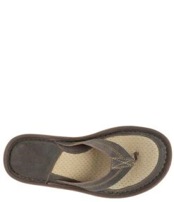 Born Men's Bermuda Distressed Leather Thong Sandals