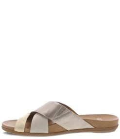 Dansko Joanna Strappy Leather Wedge Slides -Hummel Winkel 00000000 zi 18e75337 78d5 4320 aa5e bfac8680eb88 03 ai