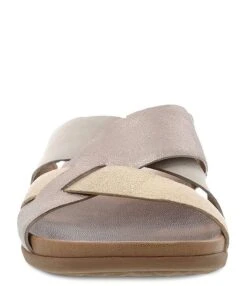 Dansko Joanna Strappy Leather Wedge Slides -Hummel Winkel 00000000 zi 18e75337 78d5 4320 aa5e bfac8680eb88 04 ai