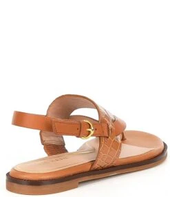 Cole Haan Anica Lux Flat Leather Thong Sandals -Hummel Winkel 00000000 zi 18e9b81c 0e10 48c5 a39c 7883c0755790 01 ai