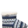 Minnetonka Betty Striped Faux Fur Bootie Slippers -Hummel Winkel 00000000 zi 191a400c 8ef5 4f4f 8255 a3dd74ae90e1 01 ai