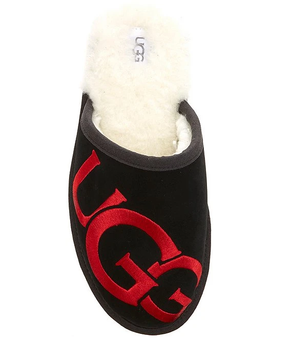 UGG® Men's Scuff Logo Suede Slippers 4 UGG® Men's Scuff Logo Suede Slippers - Afbeelding 2