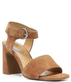 NYDJ Liz Suede Ankle Strap Sandals -Hummel Winkel 00000000 zi 1d217f22 a84f 4985 b2a2 0d34f89aaf3e