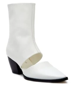 Matisse Caroline Cut Out Detail Leather Western Ankle Boots -Hummel Winkel 00000000 zi 1eb2ee3a f867 4192 bcf0 a1778d514d6a