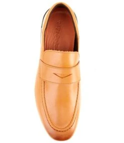 Wolf & Shepherd Men's Leather Crossover Loafers