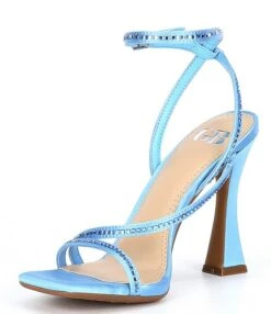 GB Last Kiss Rhinestone Square Toe Dress Sandals