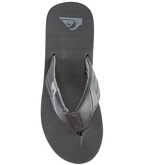 Quiksilver Men's Carver Tropics II Flip Flops 5 Quiksilver Men's Carver Tropics II Flip Flops - Afbeelding 3
