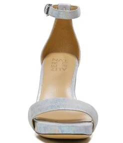 Naturalizer Joy Cosmic Iridescent Nubuck Leather Ankle Strap Square Toe Dress Sandals -Hummel Winkel 00000000 zi 27d080d0 876a 4be9 8157 a72fb2153a55 05 ai