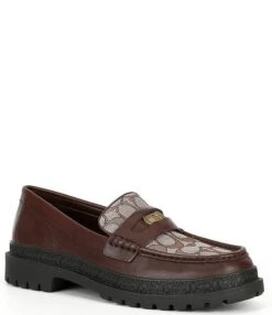 COACH Men's Coin Signature Lug Sole Loafers -Hummel Winkel 00000000 zi 293328ca 36ae 45ef 9a07 22c095e286a7