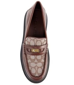 COACH Men's Coin Signature Lug Sole Loafers