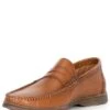 Flag LTD. Men's Tommy Leather Penny Loafer Moccasins