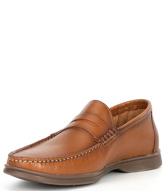 Flag LTD. Men's Tommy Leather Penny Loafer Moccasins 3 Flag LTD. Men's Tommy Leather Penny Loafer Moccasins