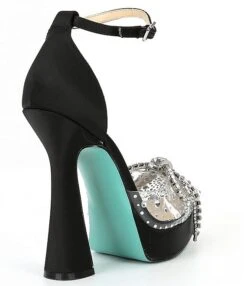 Blue By Betsey Johnson Cher Satin Rhinestone Bow Platform Pumps 13 Blue By Betsey Johnson Cher Satin Rhinestone Bow Platform Pumps -Hummel Winkel 00000000 zi 2d40ff5b 478f 4afb aa03 ad779cc4065a 01 ai