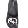 MICHAEL Michael Kors Gilmore Rhinestone MK Logo Pool Slides
