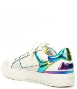 Kurt Geiger London Men's Southbank Leather Multi Color Metallic Detail Sneakers -Hummel Winkel 00000000 zi 2ec01864 9e1c 44a4 ad6b 725f7cbd925f 02 ai