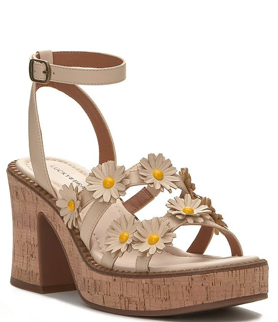 Lucky Brand Taiza2 Leather Floral Platform Sandals 3 Lucky Brand Taiza2 Leather Floral Platform Sandals