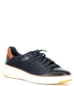 Cole Haan Men's GrandPrø Topspin Leather Sneakers -Hummel Winkel 00000000 zi 301f3d91 0394 43cc b684 c181e5597446