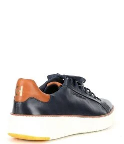 Cole Haan Men's GrandPrø Topspin Leather Sneakers -Hummel Winkel 00000000 zi 301f3d91 0394 43cc b684 c181e5597446 01 ai