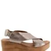 Bueno Naomi Leather Platform Wedge Sandals -Hummel Winkel 00000000 zi 310b9cc7 cb3a 4cba 9b12 7ca72890de4c 01 ai