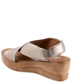 Bueno Naomi Leather Platform Wedge Sandals -Hummel Winkel 00000000 zi 310b9cc7 cb3a 4cba 9b12 7ca72890de4c 03 ai
