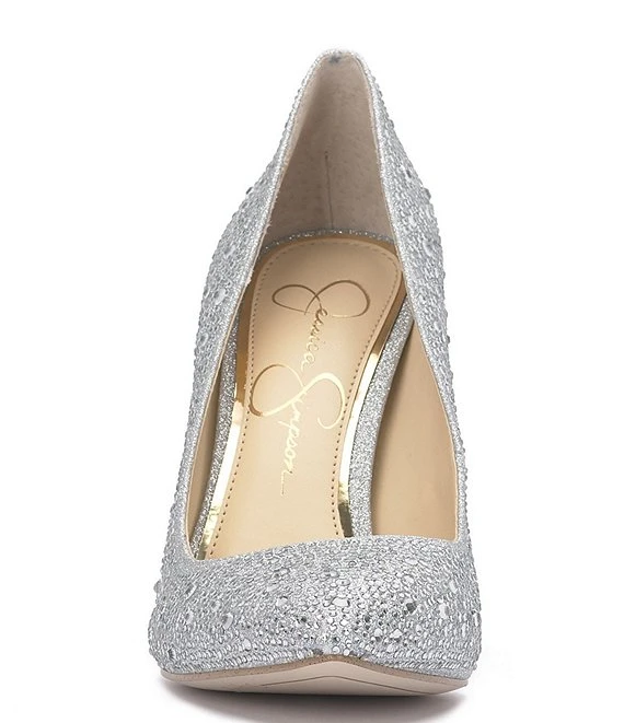 Jessica Simpson Bridal Collection Pembe Rhinestone Pumps 7 Jessica Simpson Bridal Collection Pembe Rhinestone Pumps - Afbeelding 5
