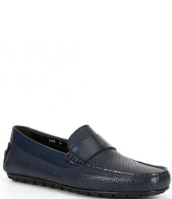 To Boot New York Men's Magnus Embossed Leather Drivers -Hummel Winkel 00000000 zi 318ca069 9184 47e8 8271 64a05025e531