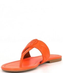 Kurt Geiger London Kensington T-Bar Quilted Leather Flat Thong Sandals -Hummel Winkel 00000000 zi 33fba4a1 5723 4814 982a 29aacc1dfcc1 03 ai