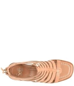 Sofft Stratford Gladiator Leather Heeled Sandals -Hummel Winkel 00000000 zi 3421564c 7868 4e50 8e00 ec6702811e47 06 ai