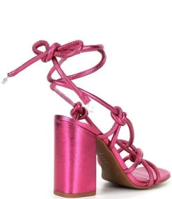 GB Case-Closed Strappy Metallic Ankle Tie Dress Sandals -Hummel Winkel 00000000 zi 35d40c30 9aaa 49a8 b494 b64cda91416b 01 ai