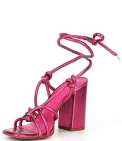 GB Case-Closed Strappy Metallic Ankle Tie Dress Sandals -Hummel Winkel 00000000 zi 35d40c30 9aaa 49a8 b494 b64cda91416b 03 ai