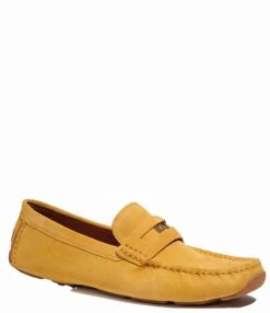 COACH Men's C Coin Suede Drivers -Hummel Winkel 00000000 zi 38a72974 94c9 45a1 9b57 e0cd22c0b777