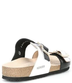 Mephisto Madison Banded Buckle Sandals -Hummel Winkel 00000000 zi 3a7446b3 e406 49d4 a080 9fefc26add02 01 ai