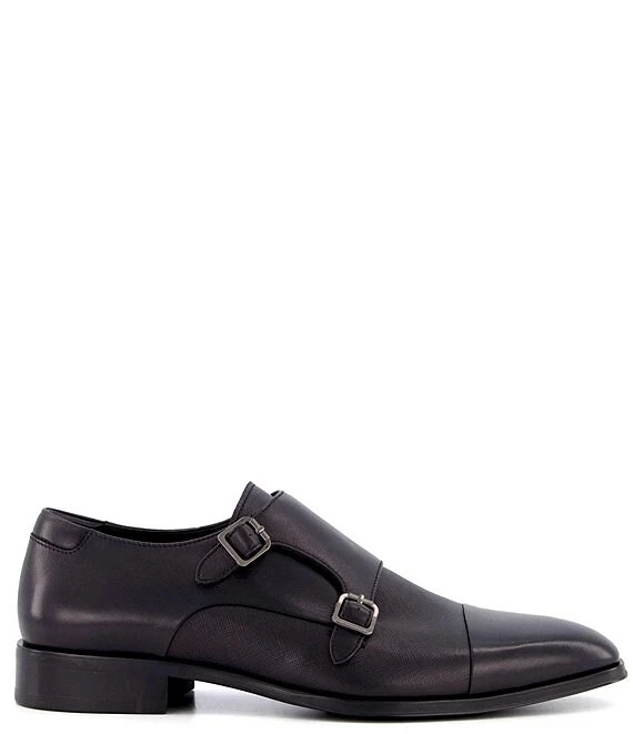 Dune London Men's Score Leather Monk Strap Dress Shoes 4 Dune London Men's Score Leather Monk Strap Dress Shoes - Afbeelding 2