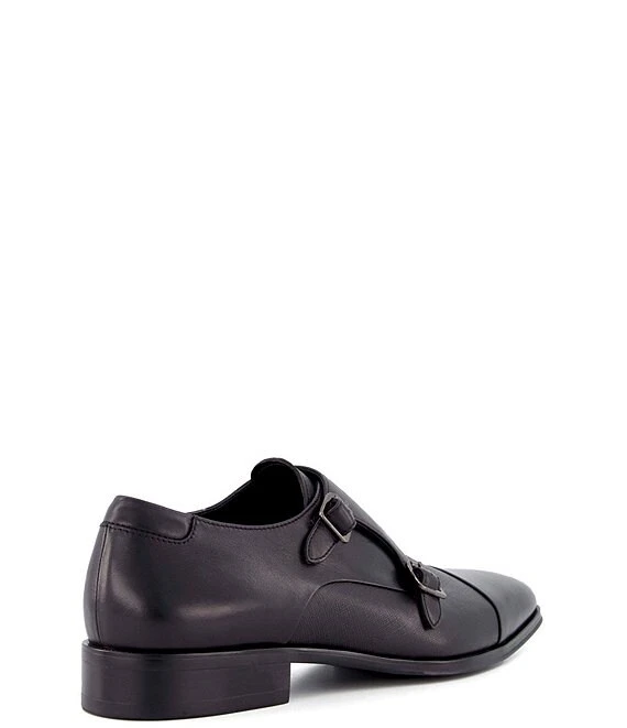 Dune London Men's Score Leather Monk Strap Dress Shoes 3 Dune London Men's Score Leather Monk Strap Dress Shoes