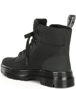 Dr. Martens Women's Combs Leather & Nylon Lug Sole Platform Combat Boots -Hummel Winkel 00000000 zi 3bbc1dc4 b9a1 4934 b9d2 f619a1ad51d1 02 ai