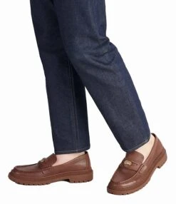 COACH Men's Signature Coin Leather Loafers